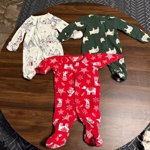 Baby boy Christmas sleeper bundle